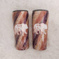 Rose Gold & Burgundy Mama Bear Milkyway Glitter Tumbler