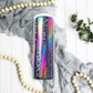 Ready To Ship***Rainbow Radiance Leopard Glitter Tumbler